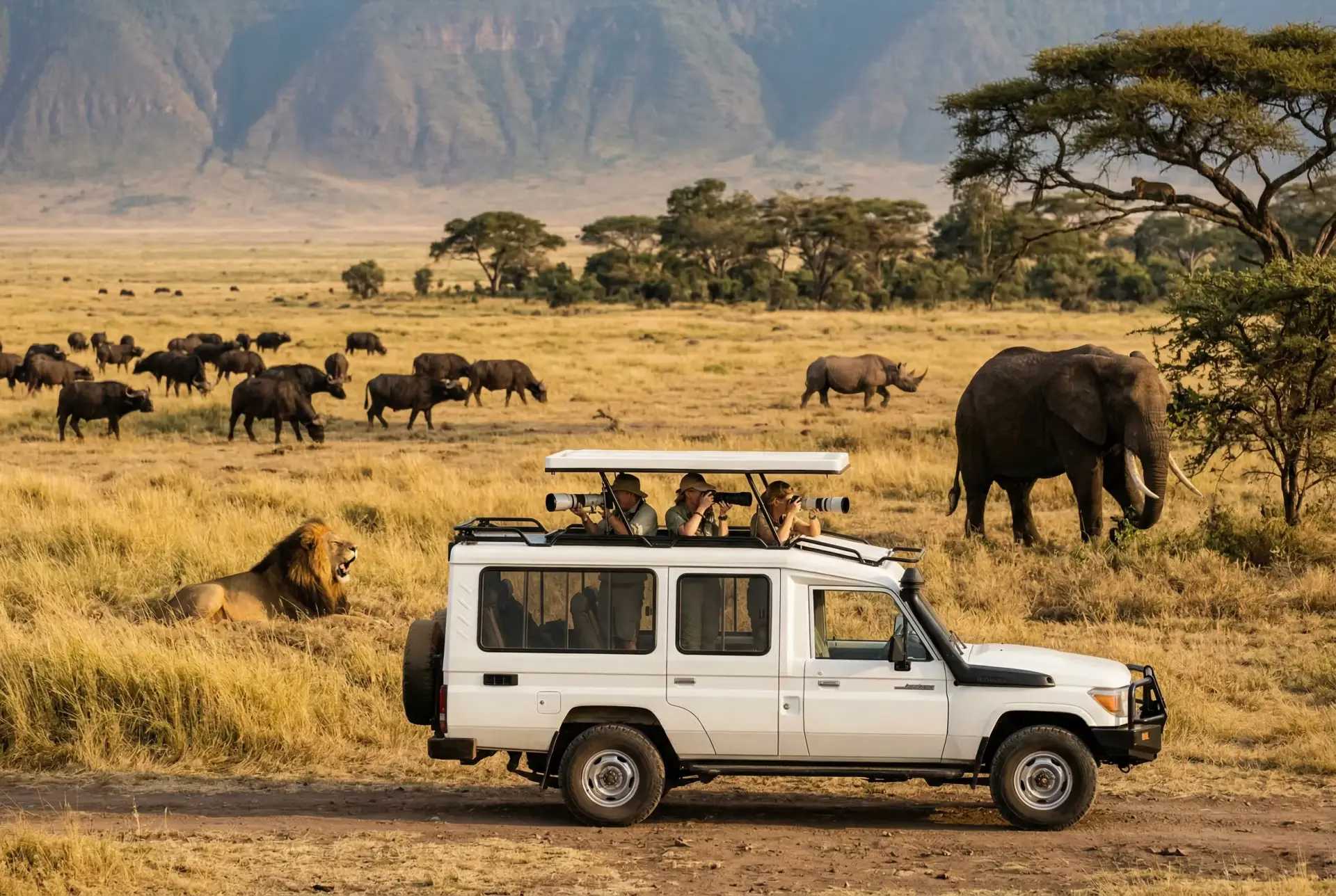 Serengeti & Ngorongoro Classic Safari - 6 Days