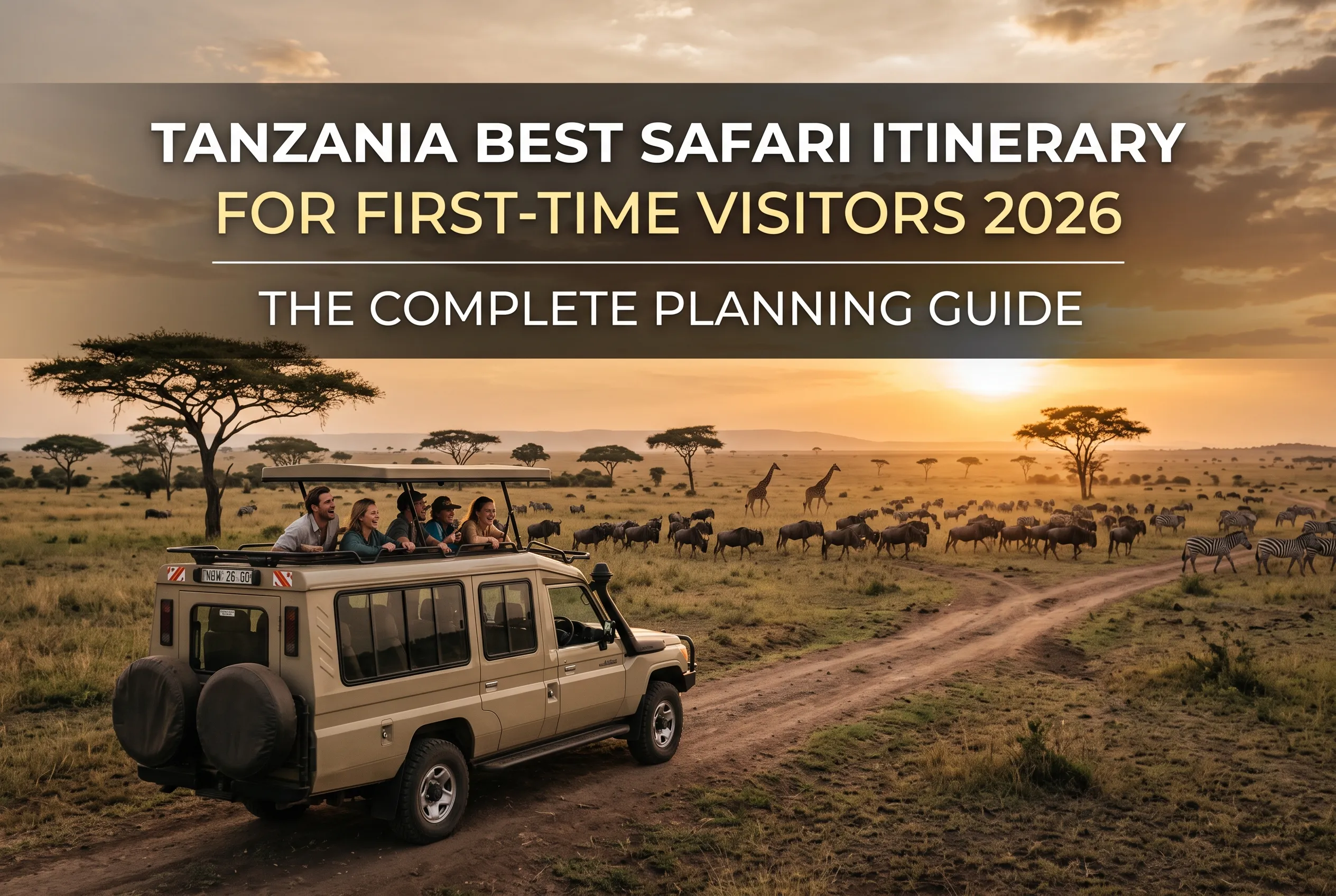 Tanzania Best Safari Itinerary for First-Time Visitors 2026: The Complete Planning Guide