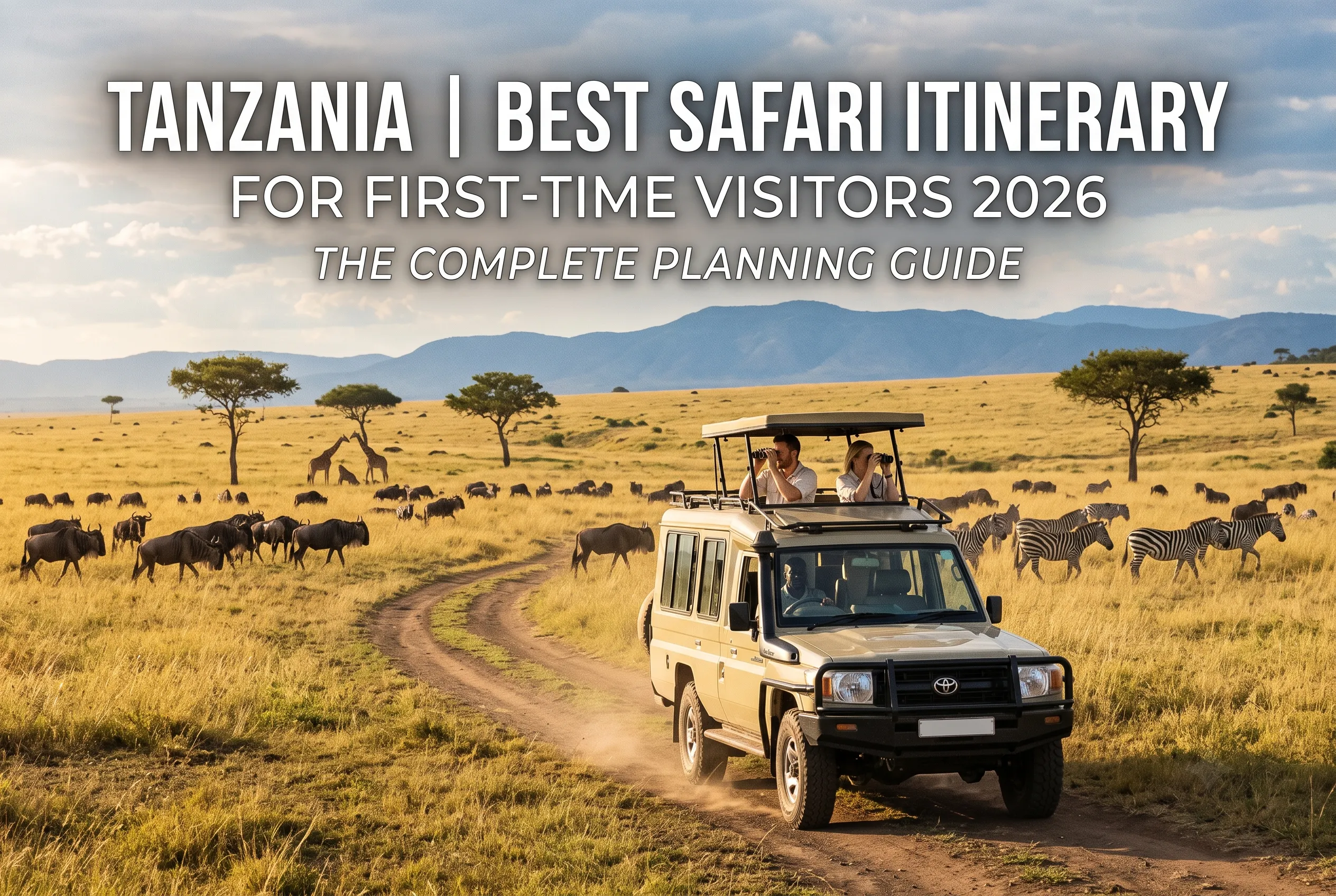 Tanzania Best Safari Itinerary for First-Time Visitors 2026: The Complete Planning Guide